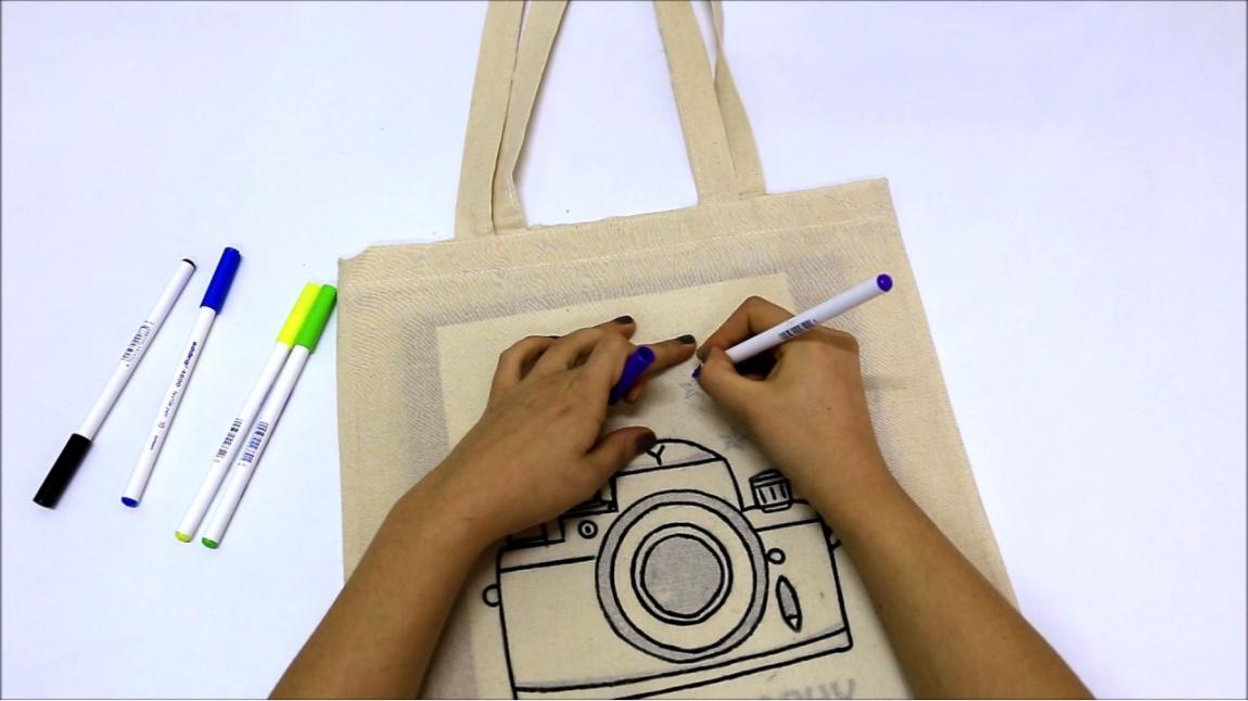 Grafik ve Fotoğrafçılık Alanı - Çevre Dostu Bez Çanta Tasarımı